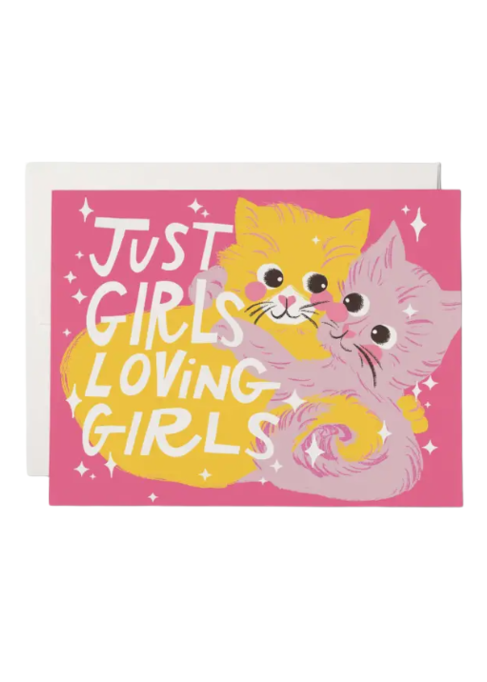 Red Cap Cards Pride Card - Girls Loving Girls