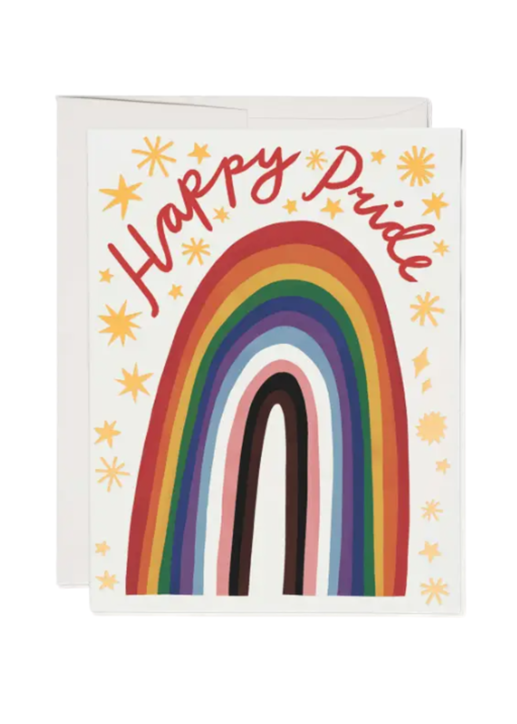 Red Cap Cards Pride Card - Rainbow