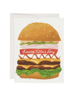 Red Cap Cards Father's Day Card - Double Cheeseburger