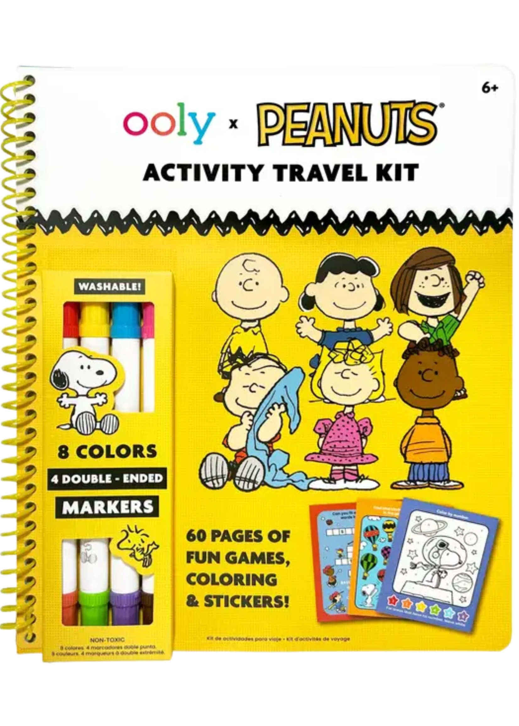 Ooly Activity Travel Kit - Ooly + Peanuts