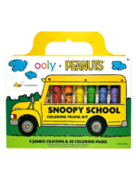 Ooly Ooly + Peanuts Snoopy School Coloring Travel Kit
