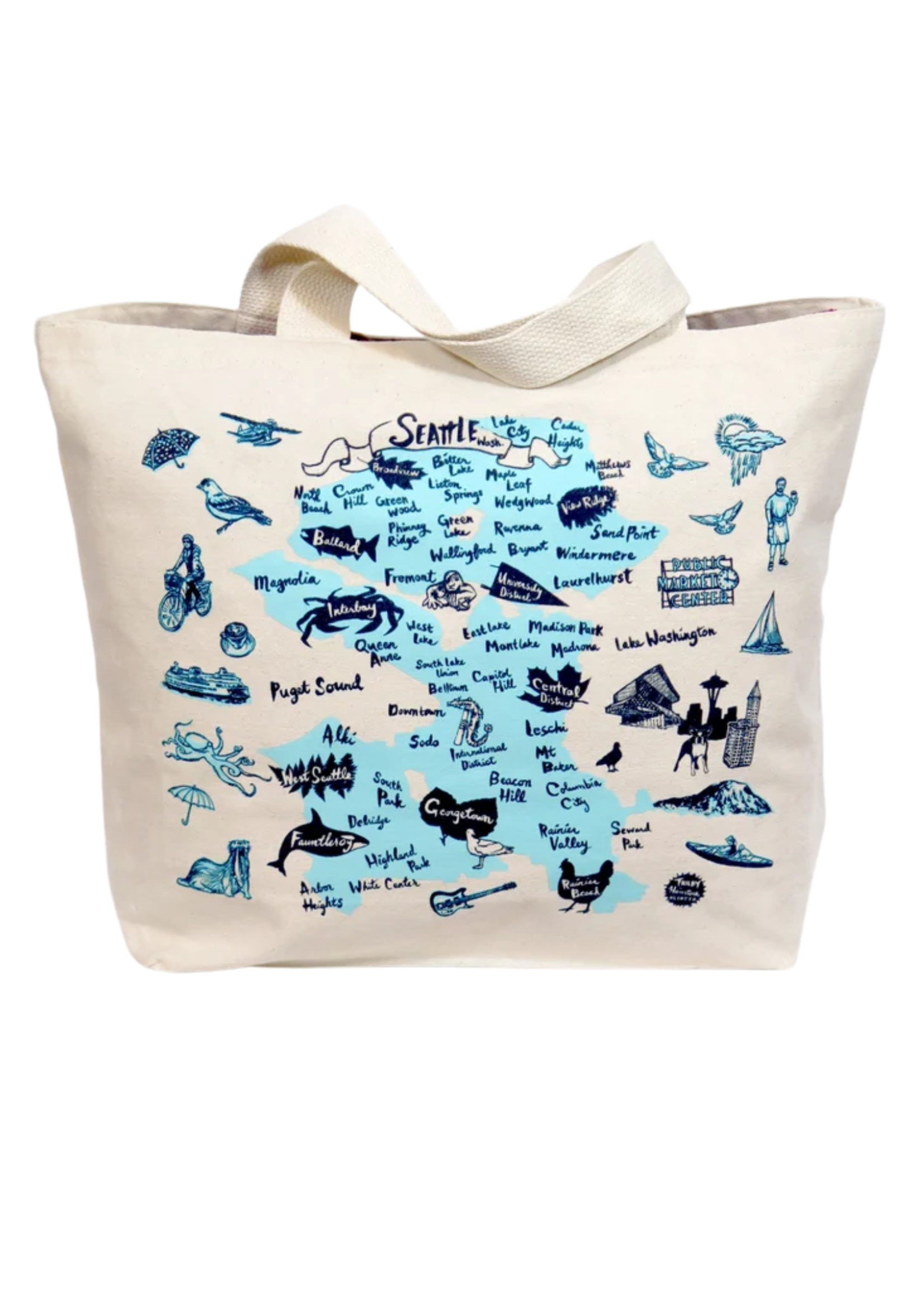 Oliotto Handmade Seattle Tote Bag