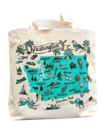 Oliotto Handmade Washington State Tote Bag