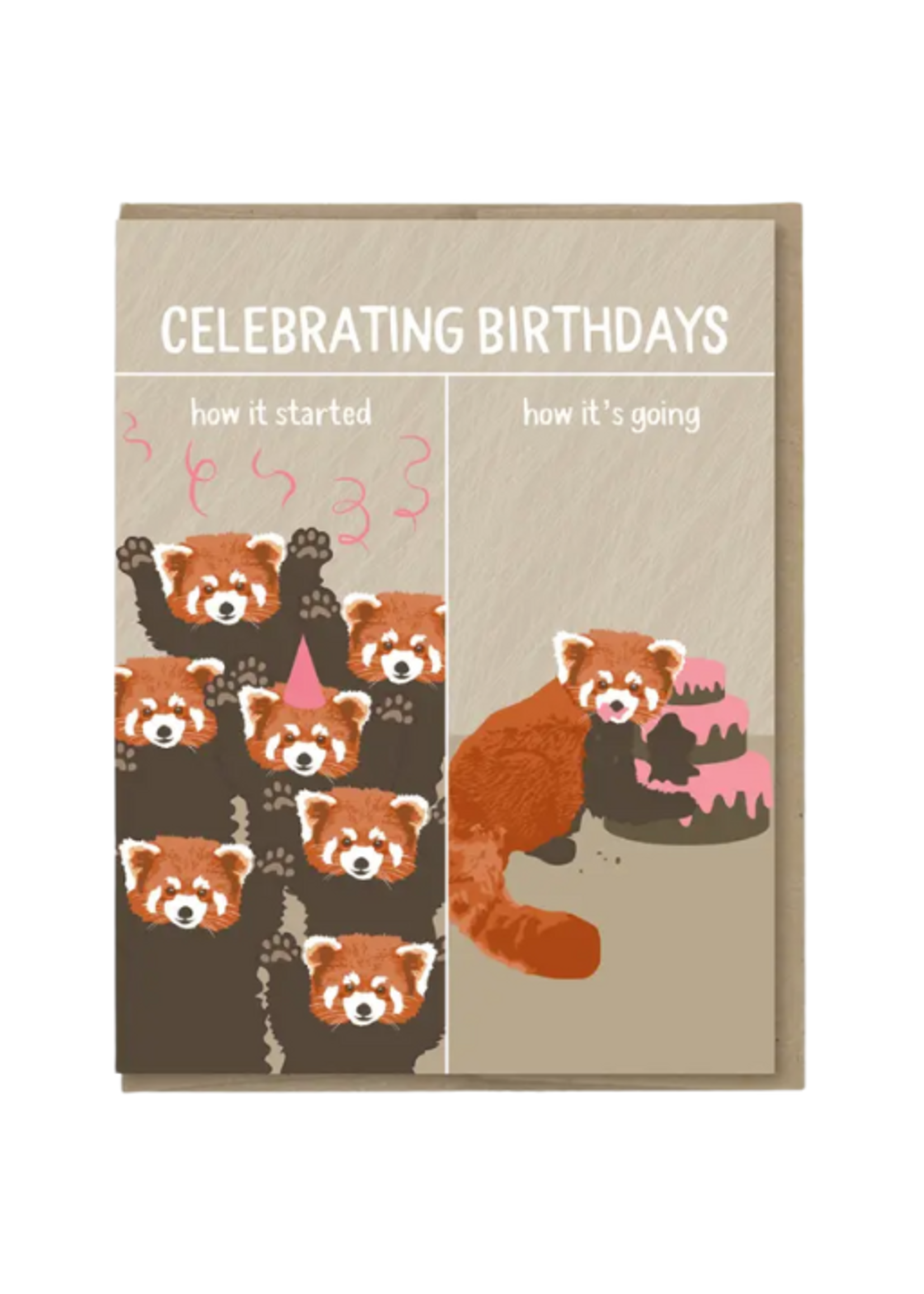 Modern Printed Matter Birthday Card - How It's Going