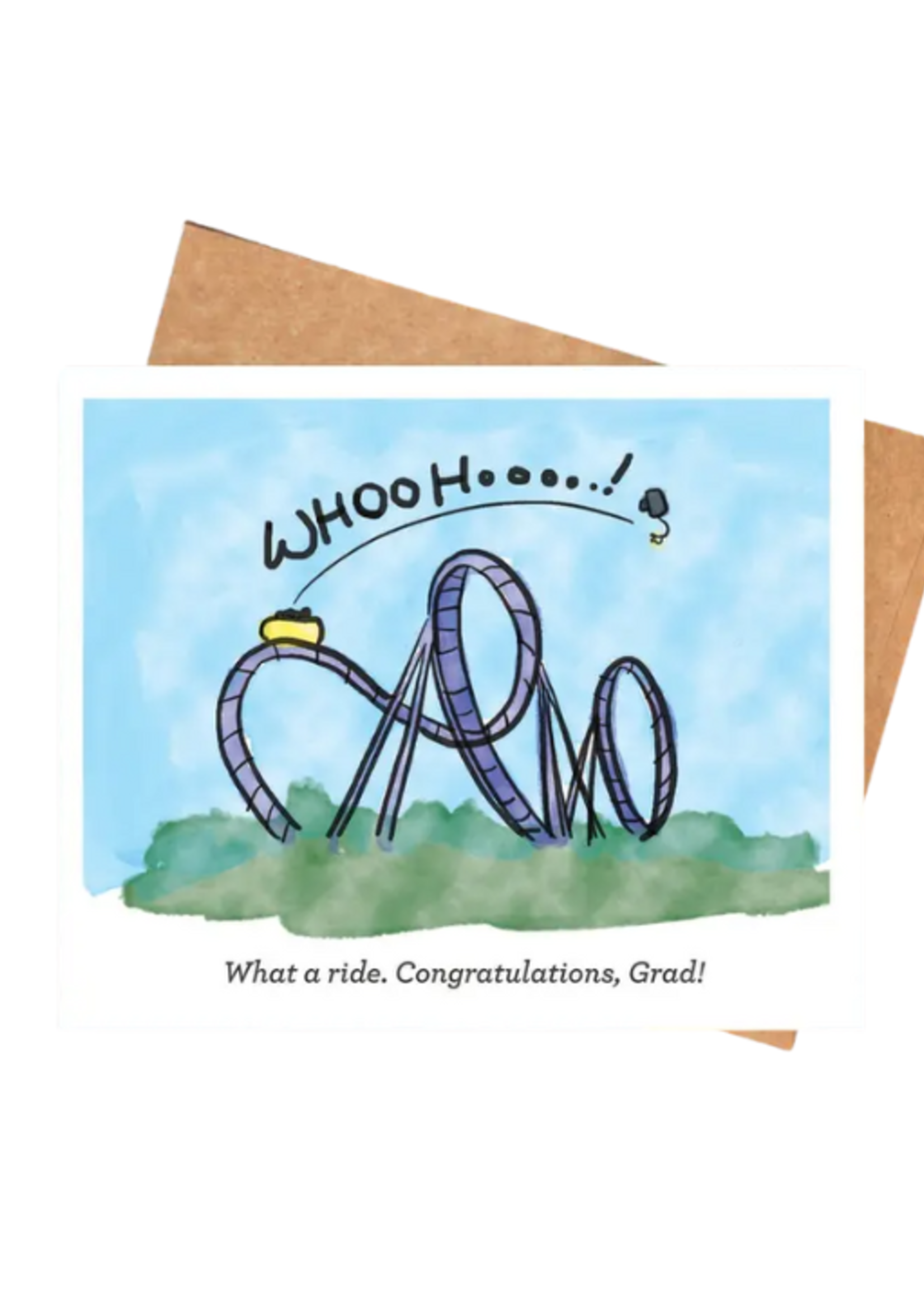 Brightspot Design Graduation Card - Wild Ride
