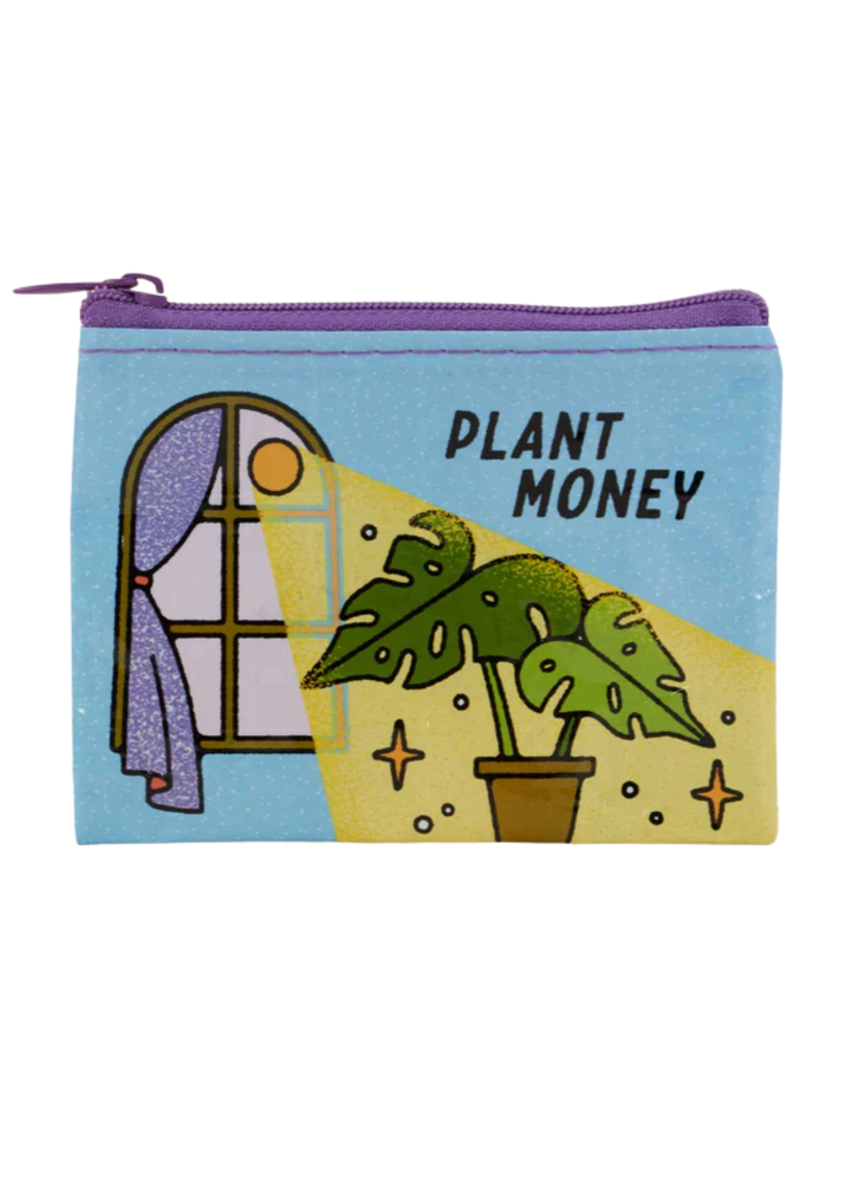 Blue Q Plant Money Coin Purse