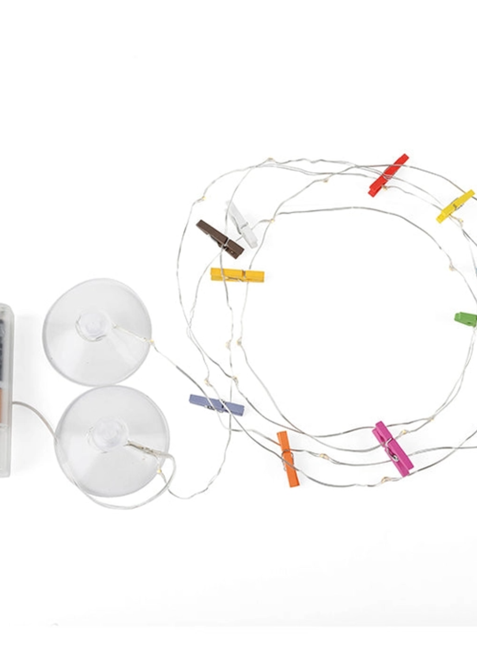 Kikkerland Design Inc Mini Clothespin String Lights