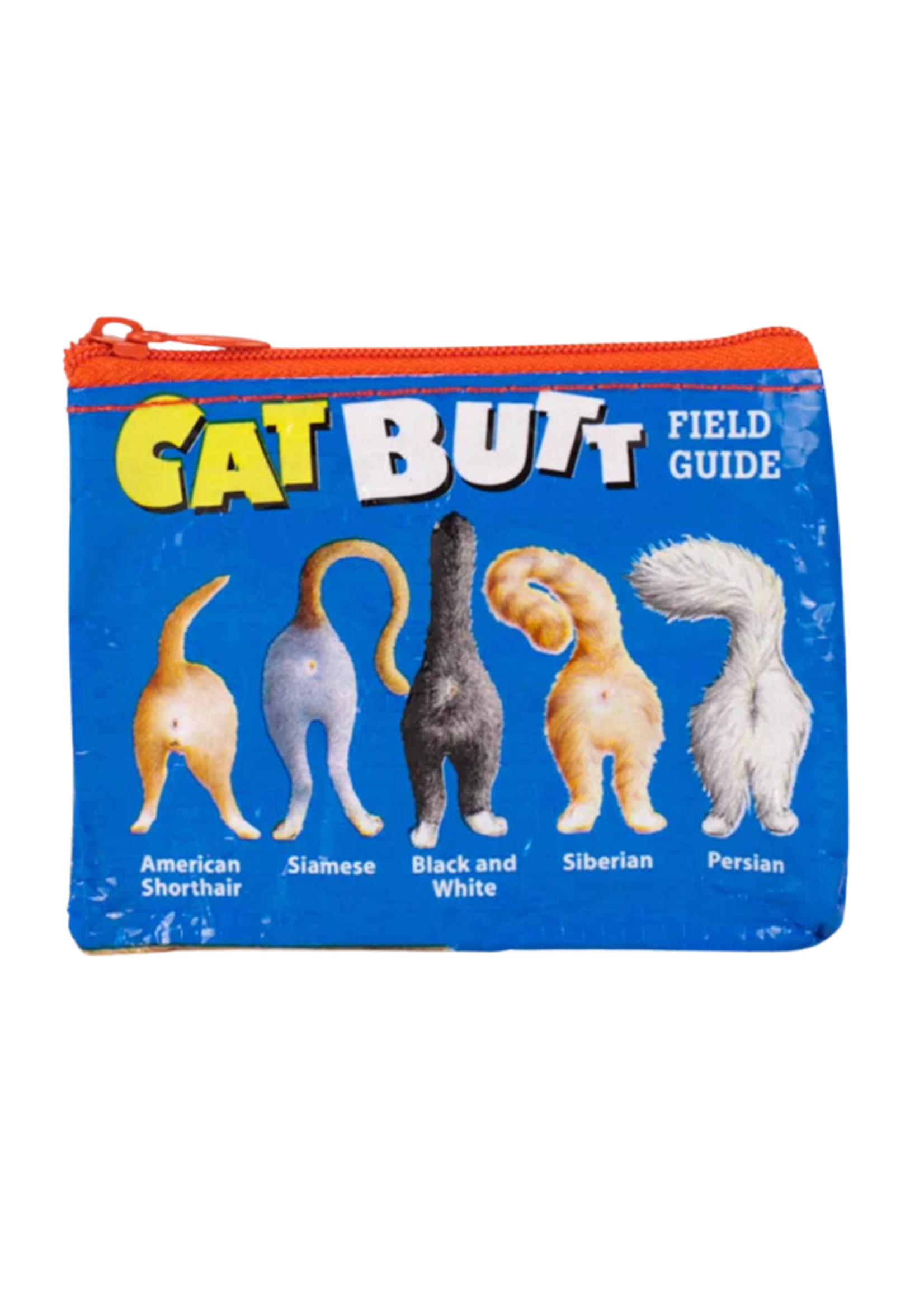 Blue Q Cat Butt Coin Purse