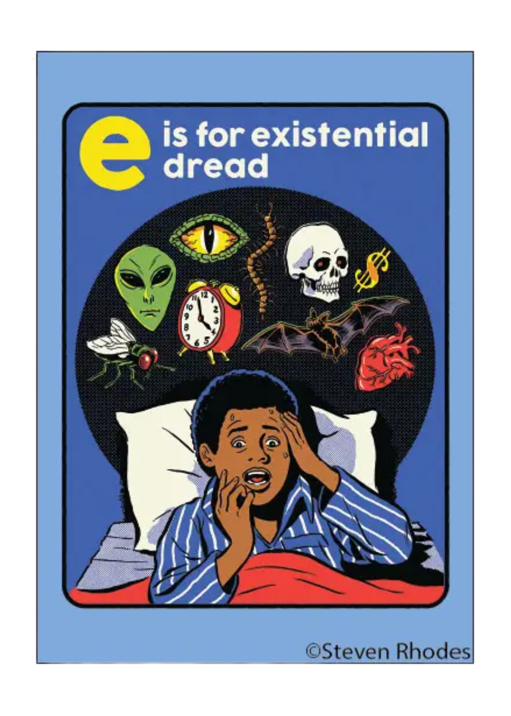 Ephemera E Is For Existential Dread Magnet
