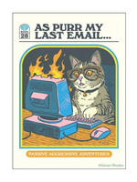 Ephemera As Purr My Last Email Magnet