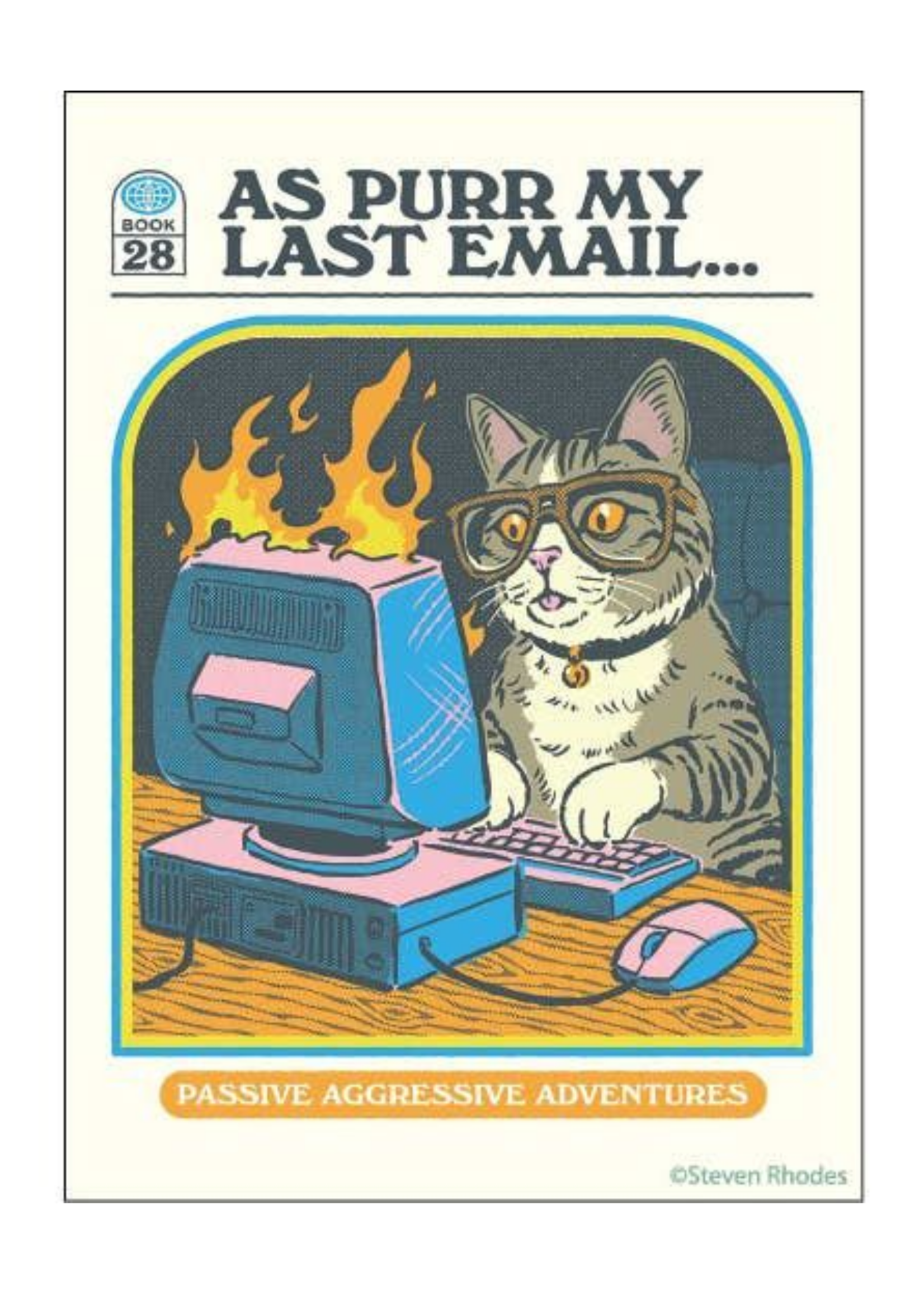 Ephemera As Purr My Last Email Magnet