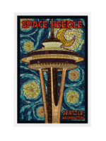 Lantern Press Space Needle Mosaic Postcard