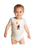 Orange Twist Sasquatch and Balloons Onesie
