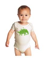 Orange Twist Seattlesaurus Onesie