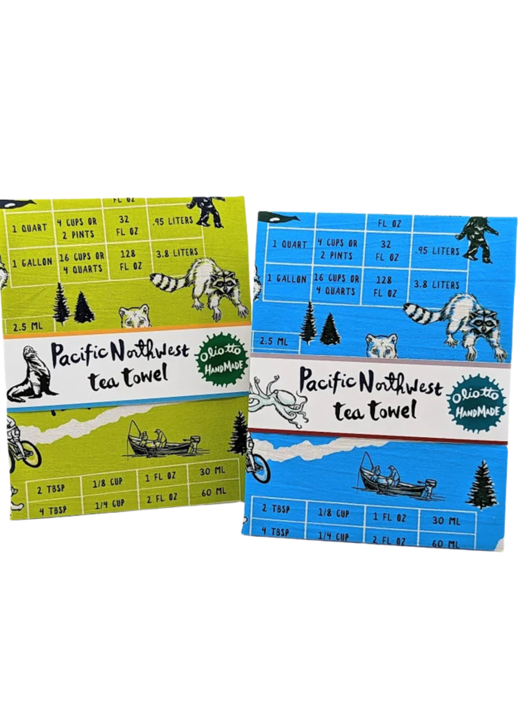 Oliotto Handmade Pacific Northwest Tea Towels