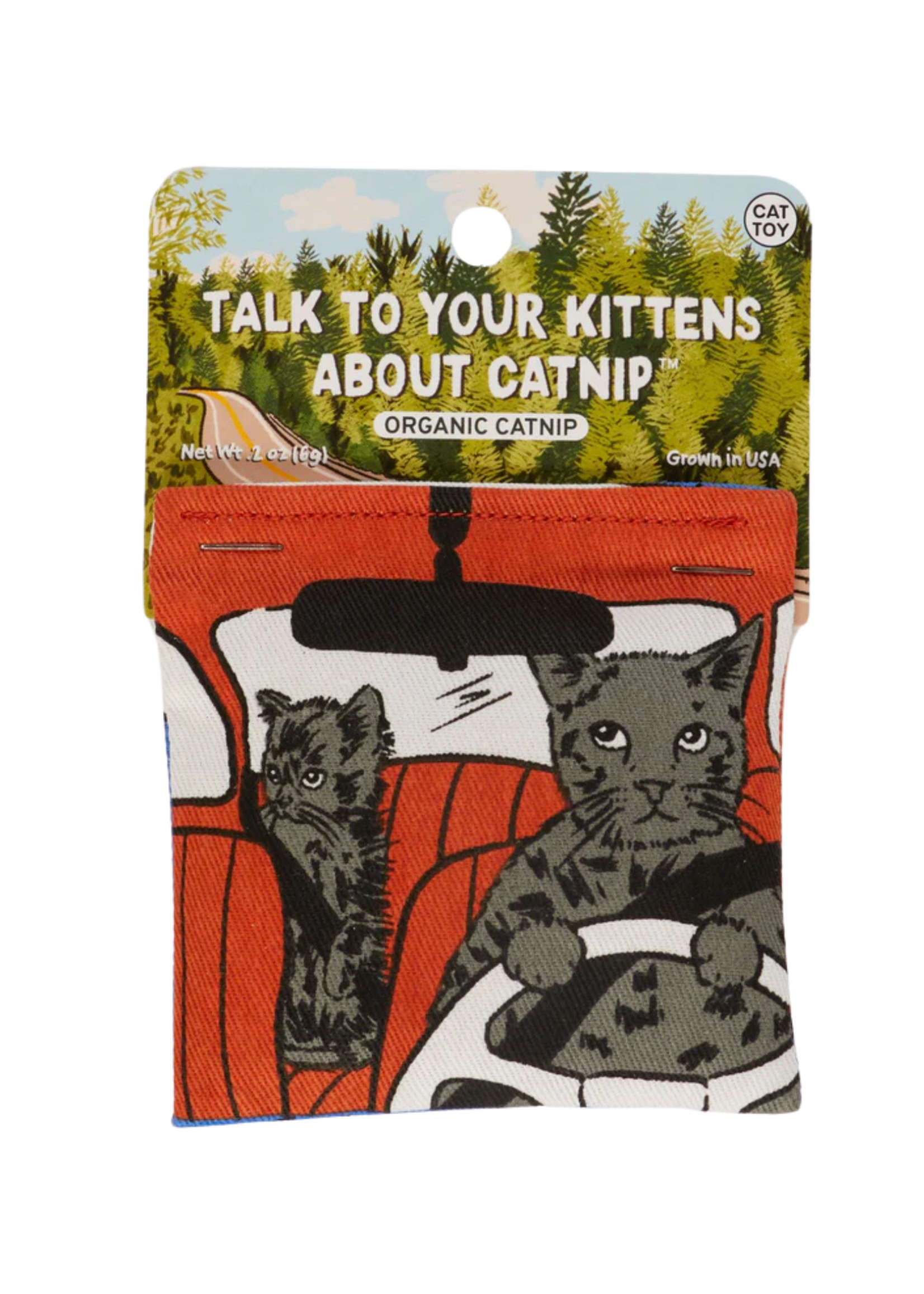 Blue Q Talk To Your Kittens Cat Nip Bag