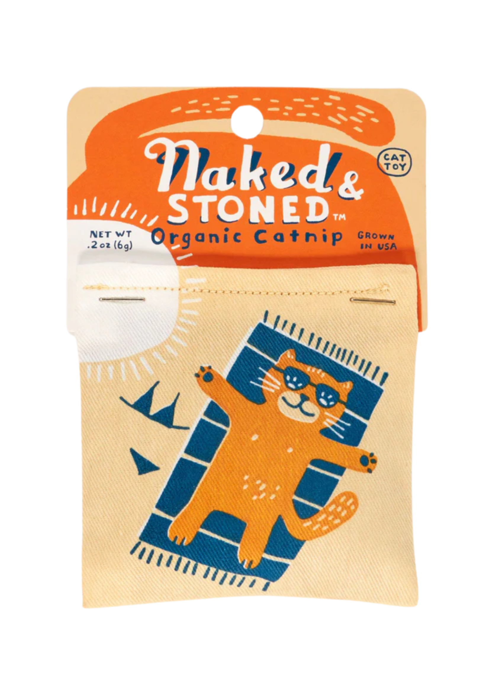 Blue Q Naked and Stoned Cat Nip Bag