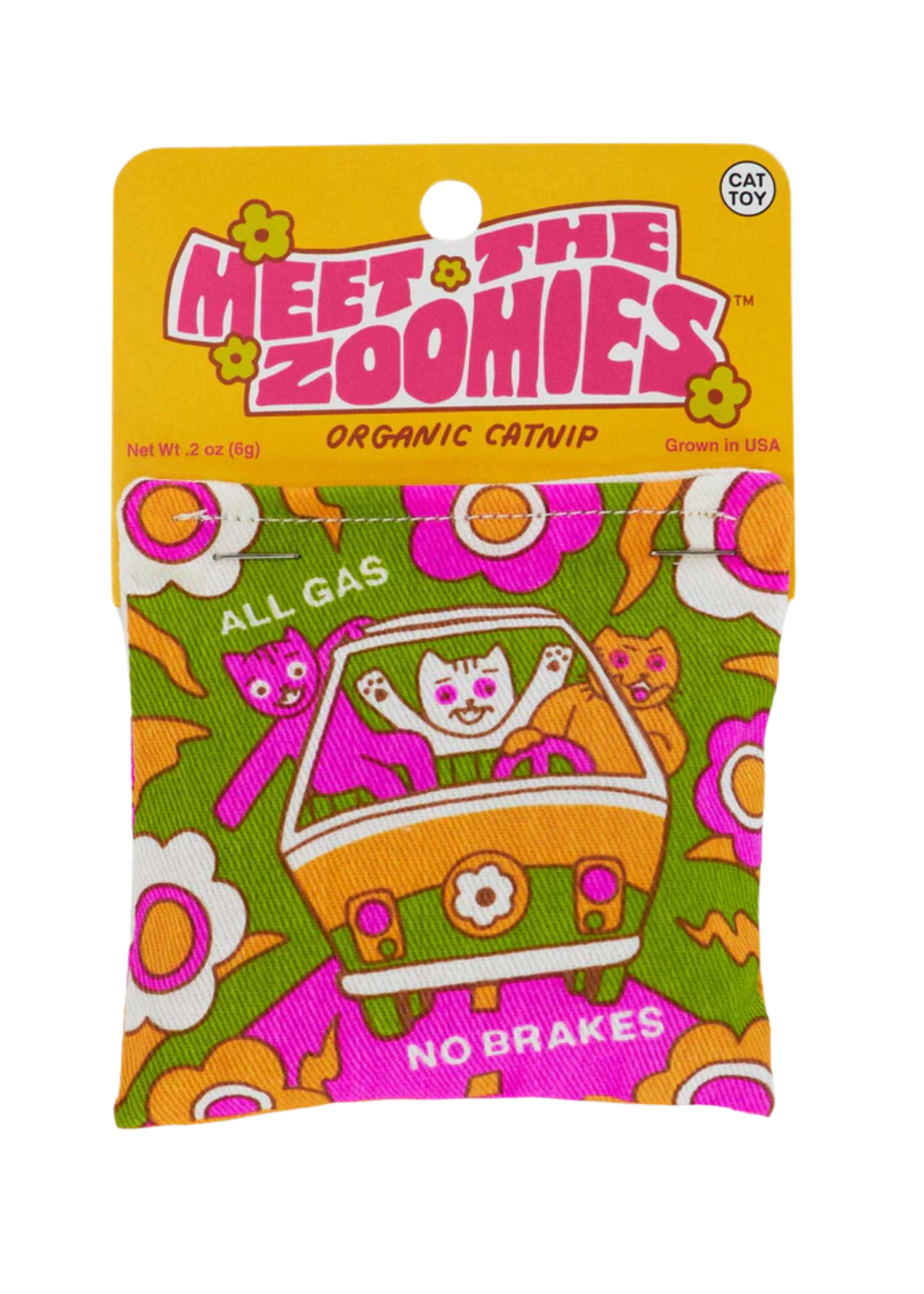 Blue Q Meet The Zoomies Cat Nip Bag