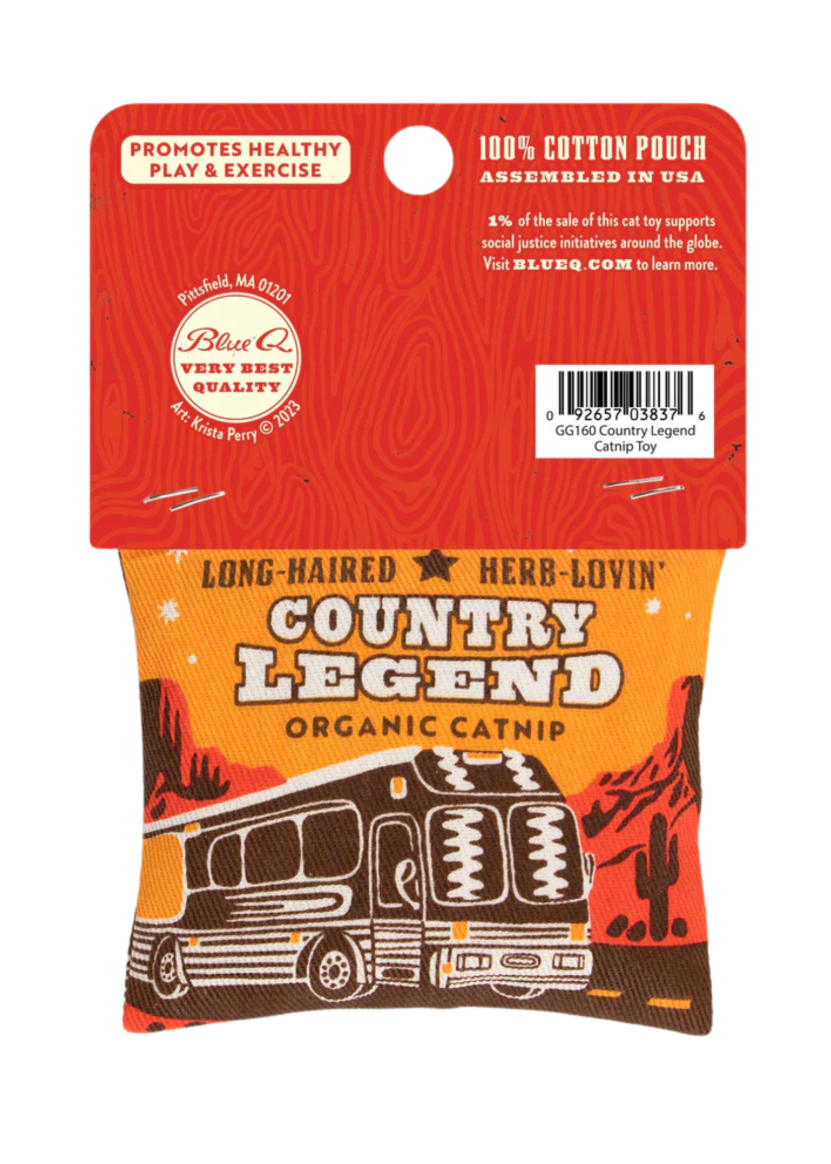 Blue Q Country Legend Cat Nip Bag
