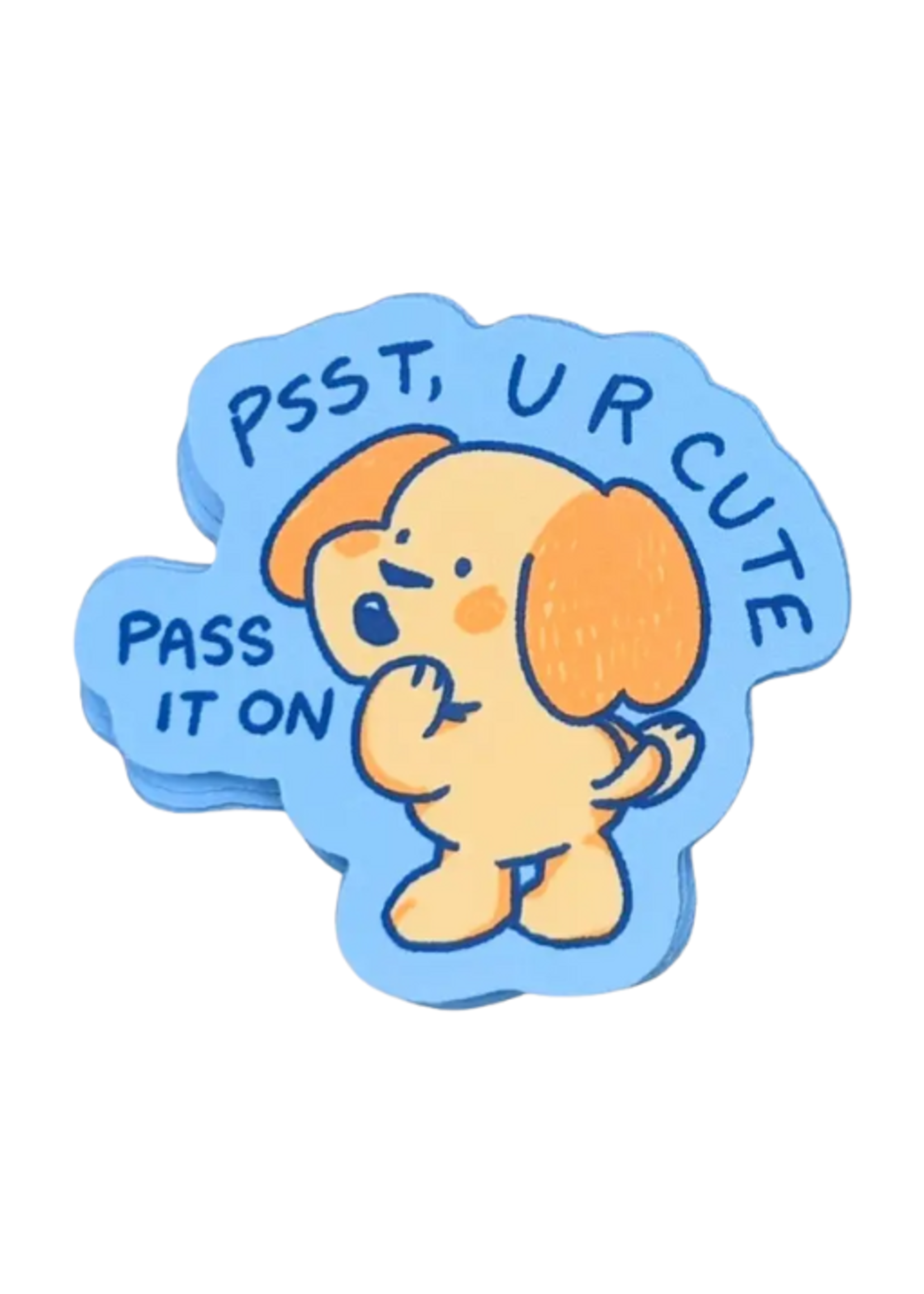 lauradzeng U R Cute Dog Sticker