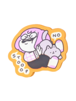 lauradzeng Cat Butt In Face Sticker