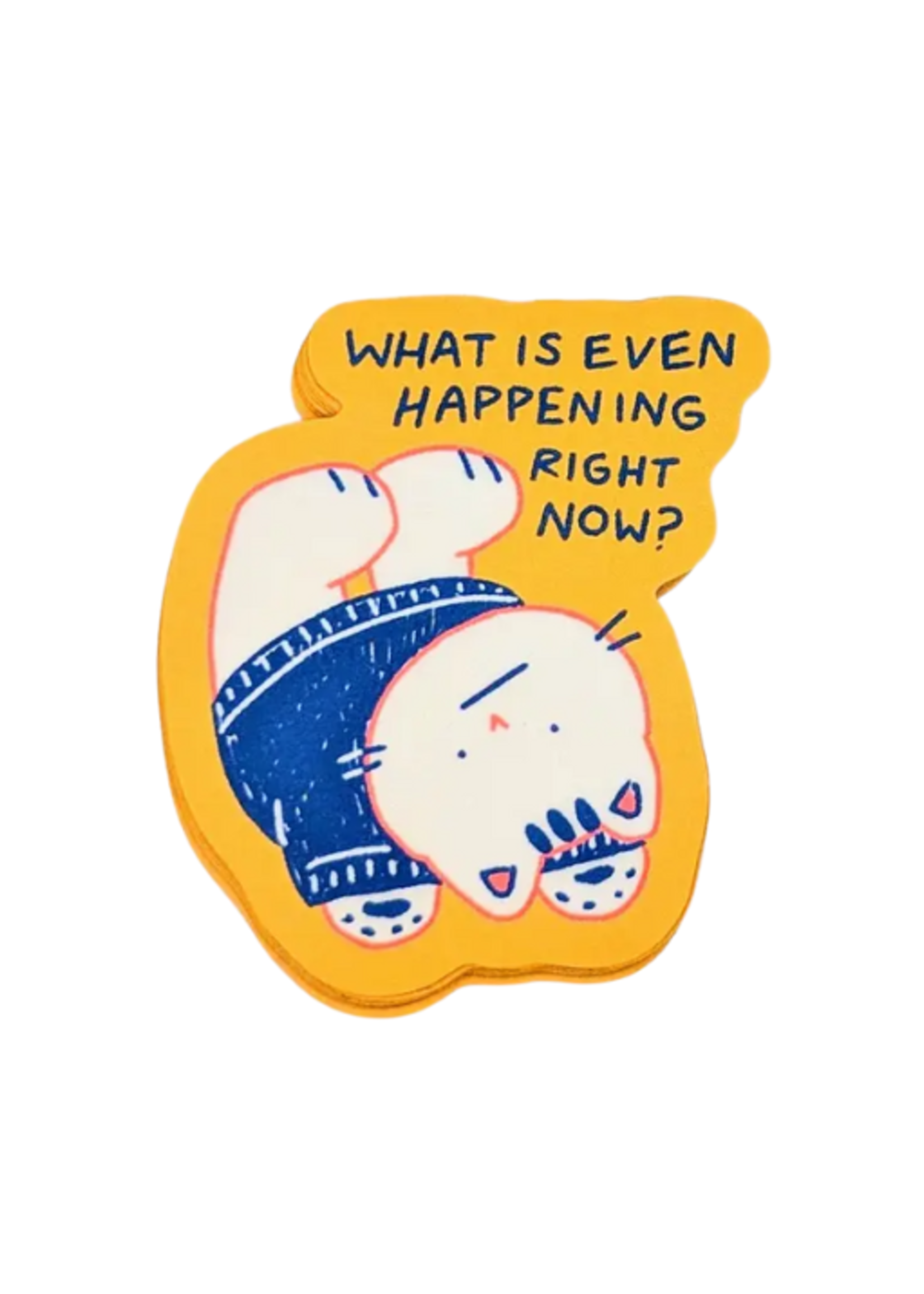 lauradzeng Existential Crisis Cat Sticker