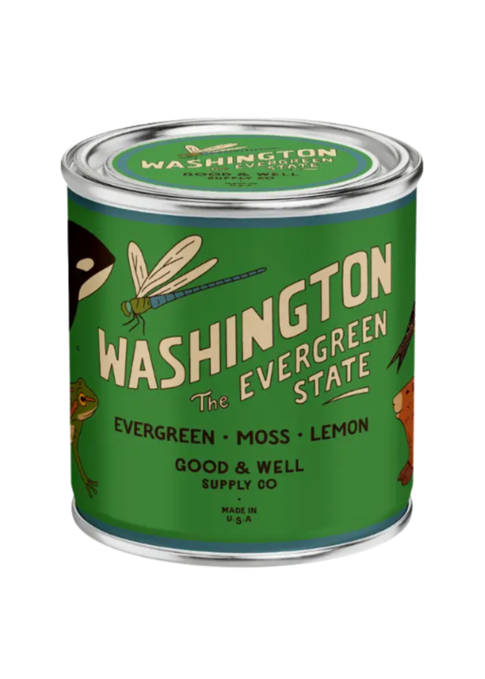 Good & Well Supply Co. Washington State 8oz Candle