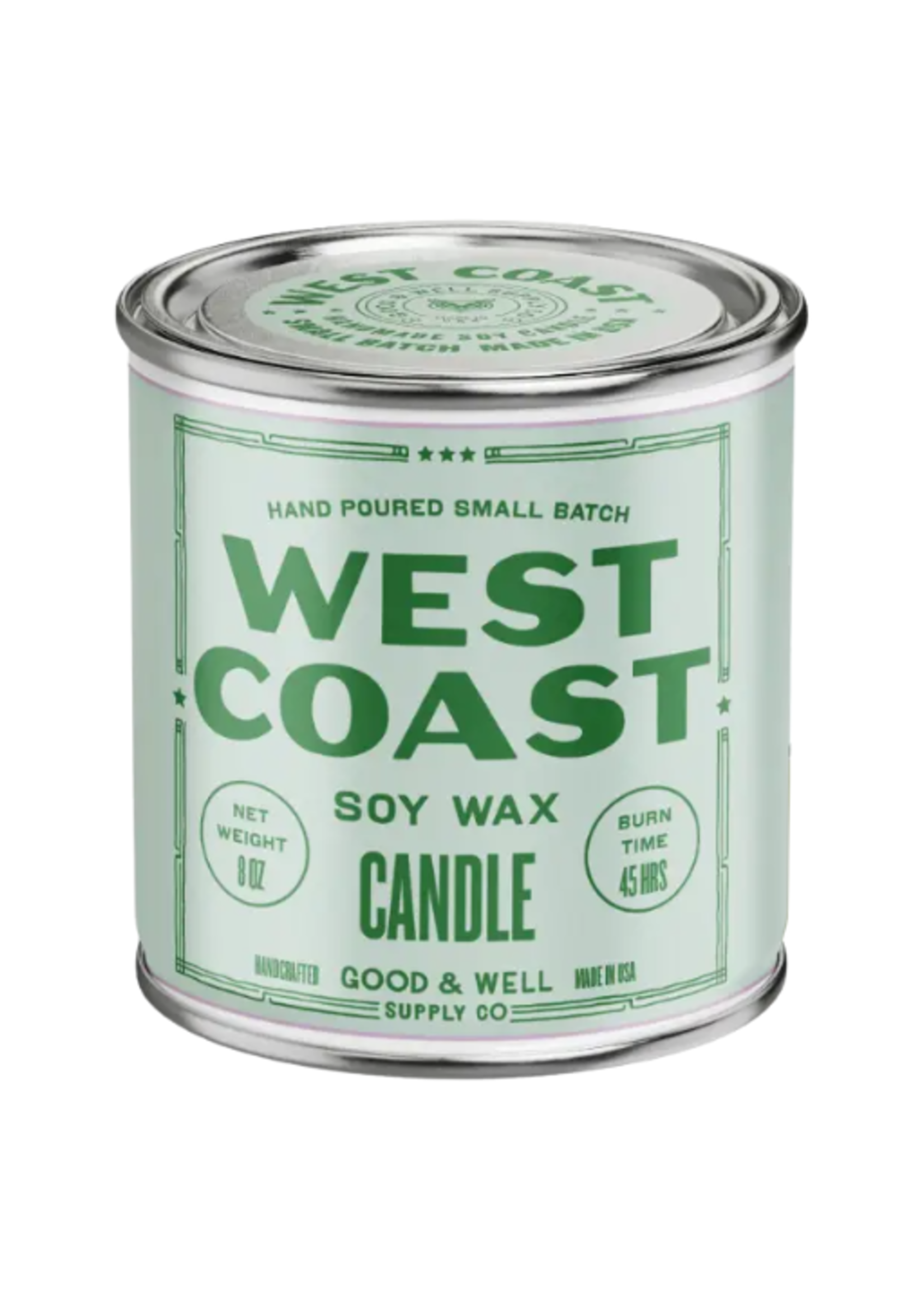 Good & Well Supply Co. West Coast 8oz Candle
