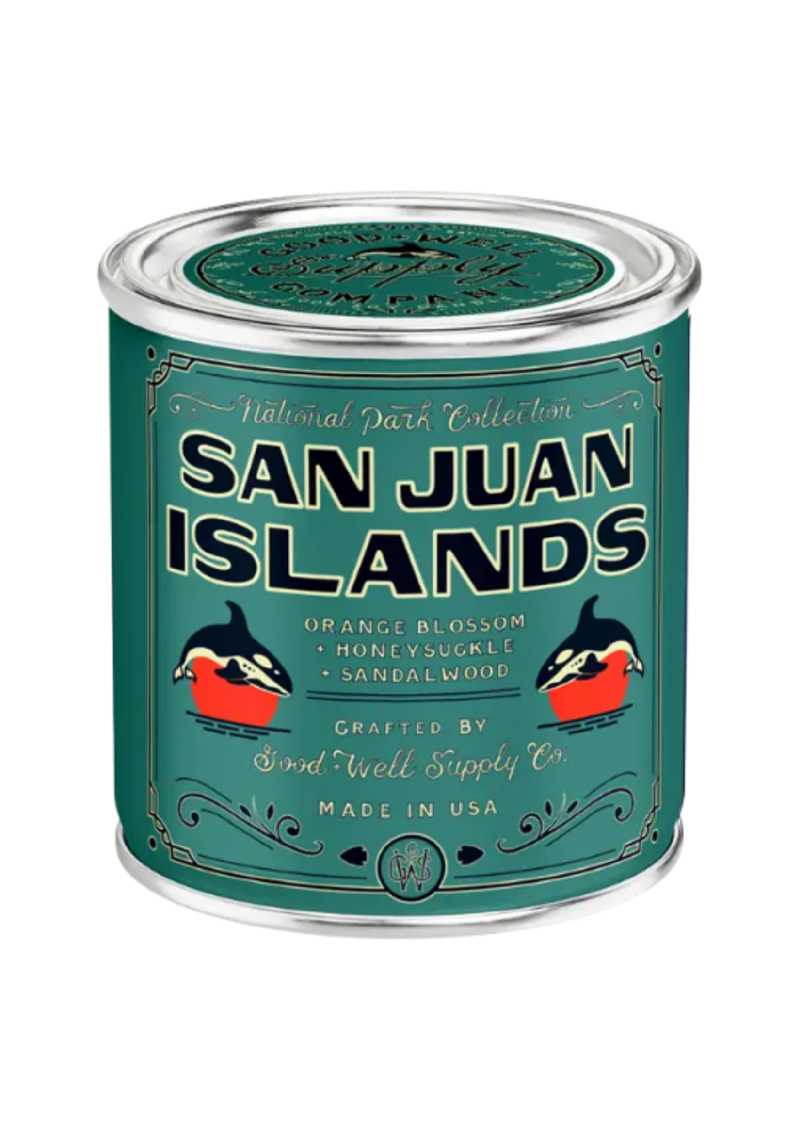 Good & Well Supply Co. San Juan Islands National Park Candle