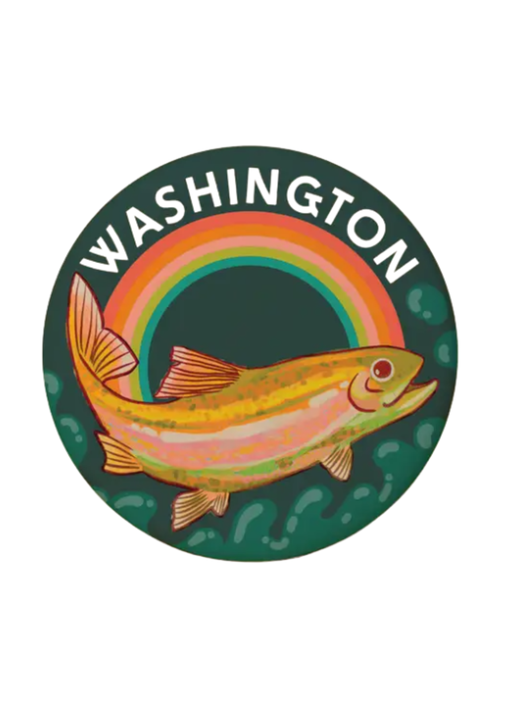 Tender Loving Empire WA Rainbow Trout Magnet