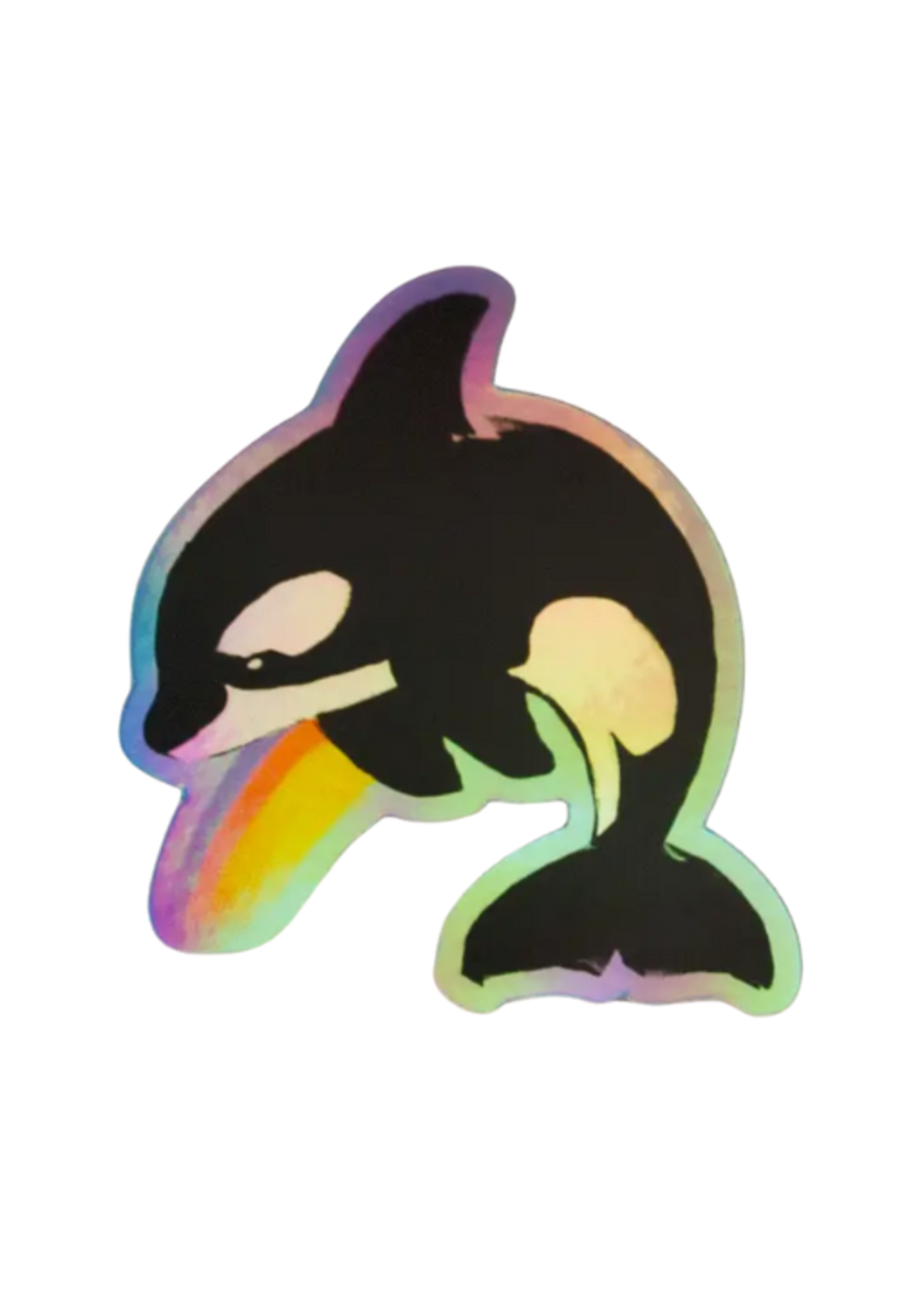 Tender Loving Empire Rainbow Orca Sticker