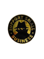 Strike Gently Co Support Small Business Enamel Pin