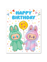 The Found Birthday Card - Labubus