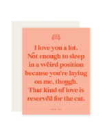Paloma Paper Co. Love Card - Weird Position