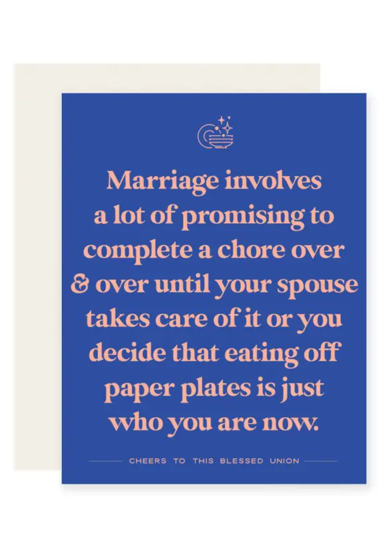 Paloma Paper Co. Wedding Card - Promising Chores