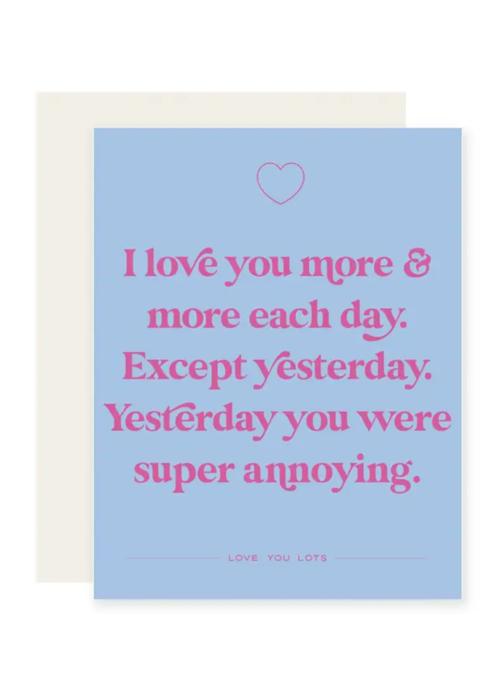 Paloma Paper Co. Love Card - Except Yesterday