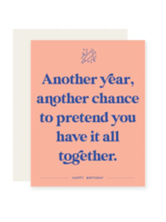 Paloma Paper Co. Birthday Card - Another Chance To Pretend