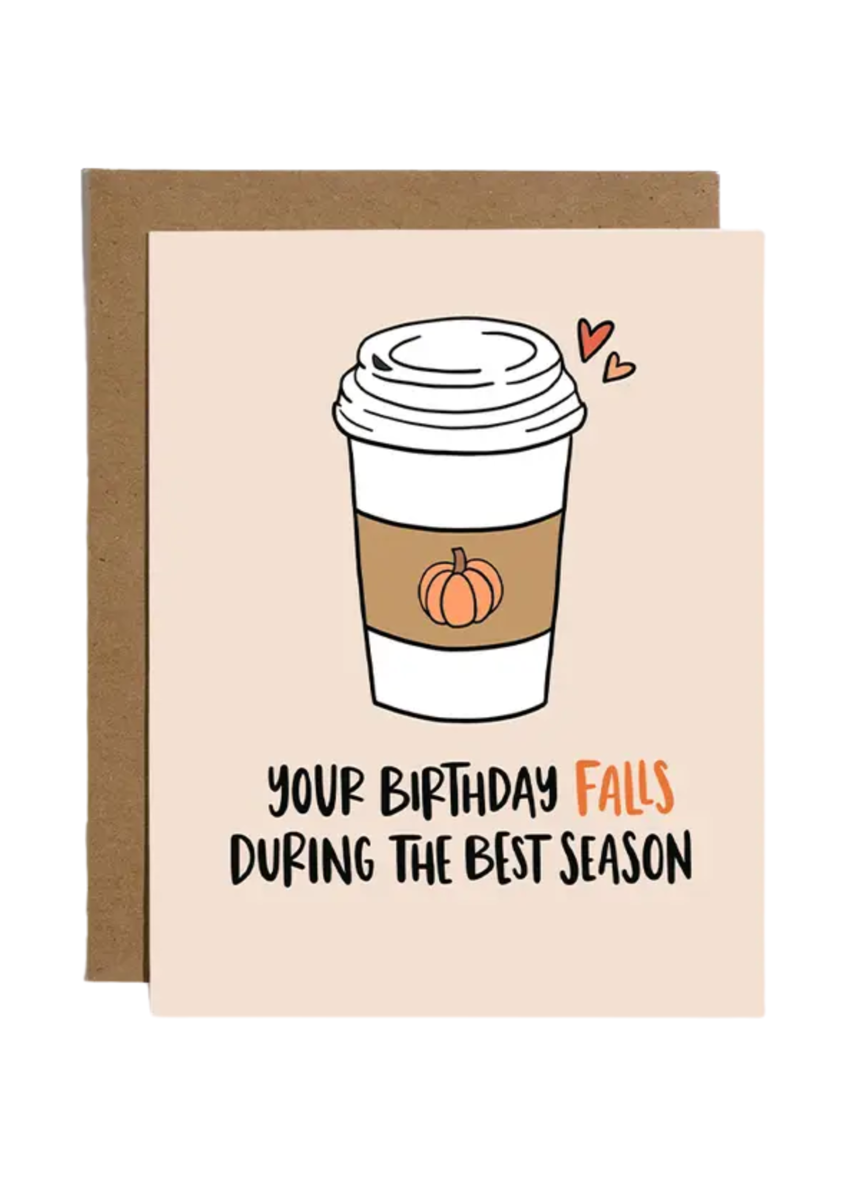 Brittany Paige Birthday Card - Pumpkin Spice Latte