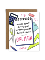 Brittany Paige Birthday Card - Girl Math