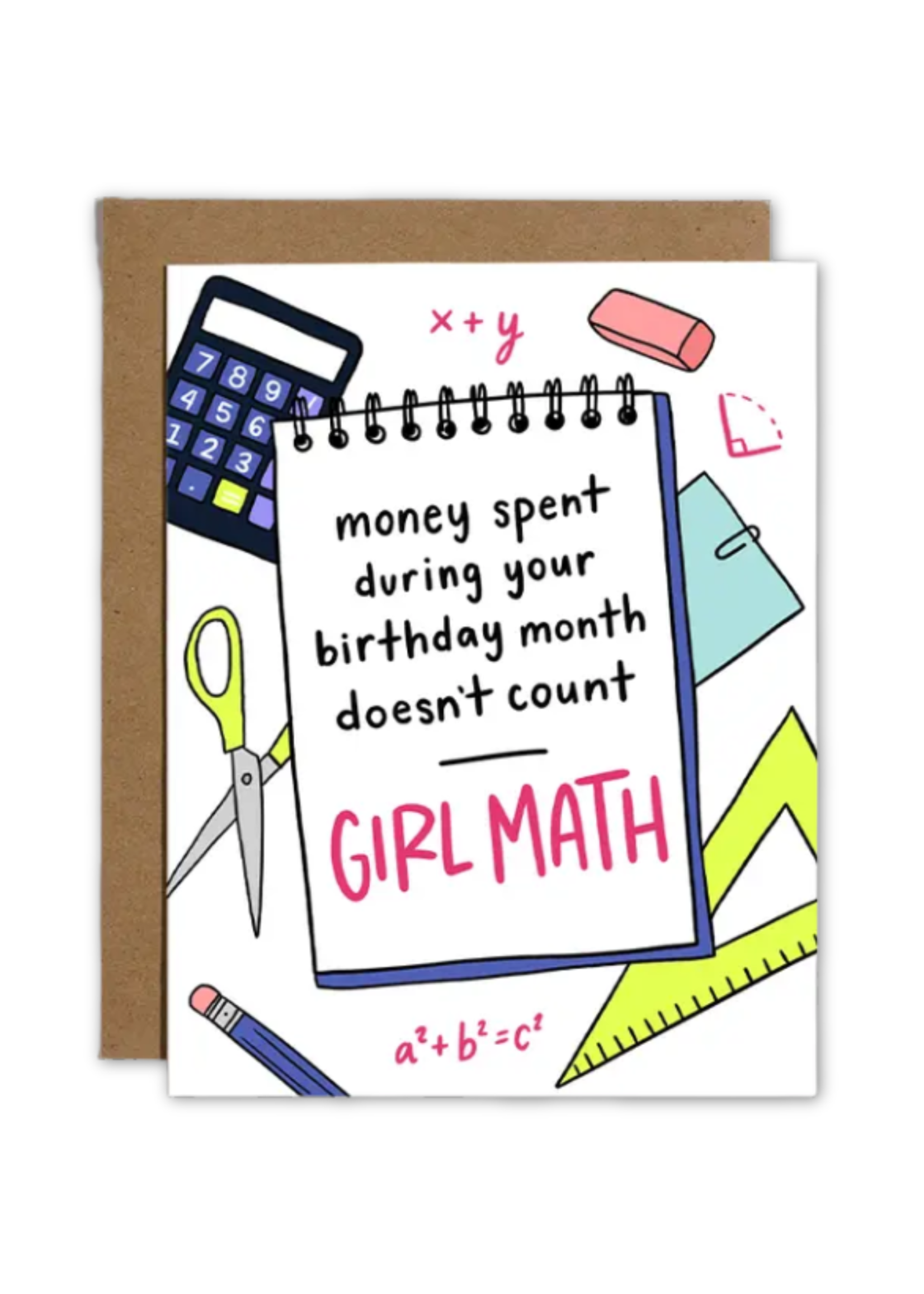 Brittany Paige Birthday Card - Girl Math