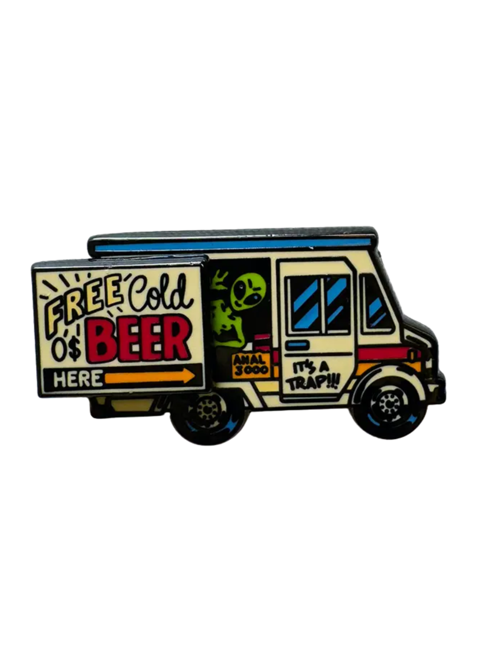 Strike Gently Co Beer Truck Deluxe Enamel Pin