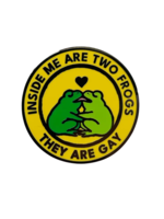 Strike Gently Co Two Gay Frogs Enamel Pin