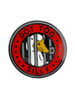 Strike Gently Co Got Too Silly Enamel Pin