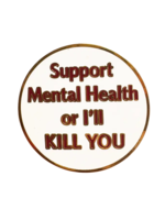 Strike Gently Co Support Mental Health Enamel Pin