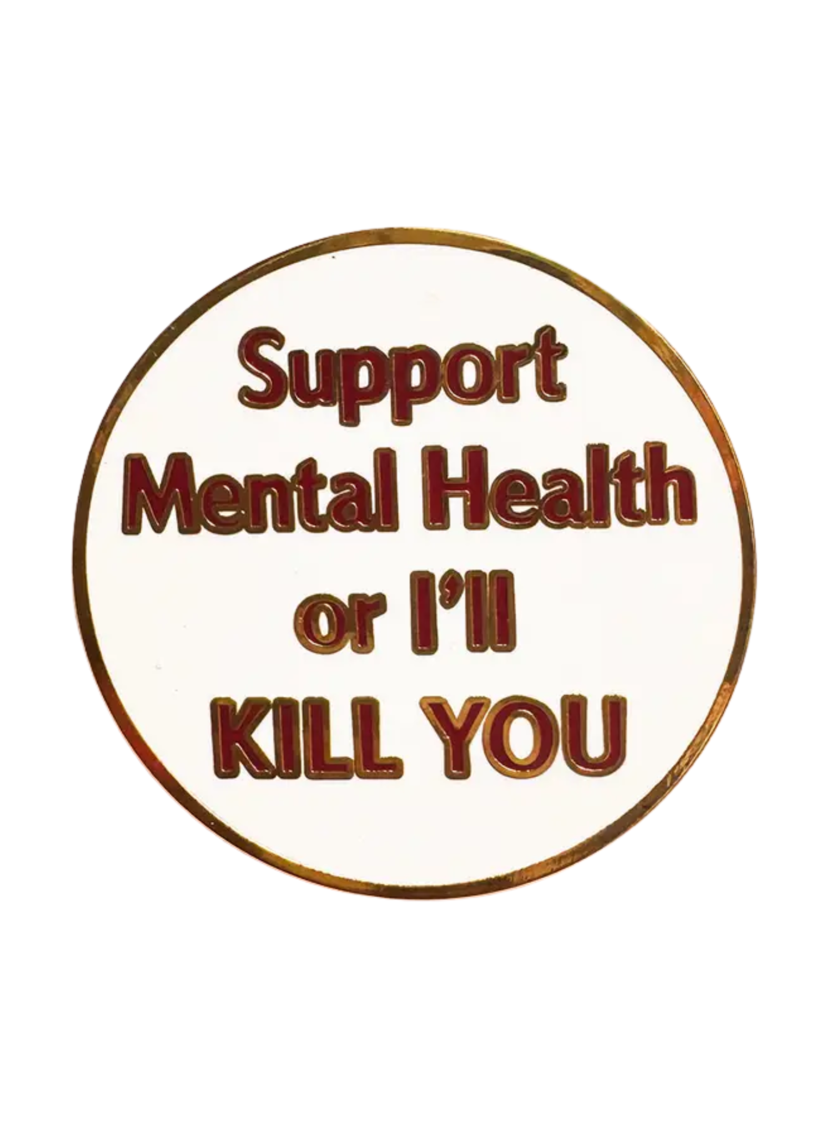 Strike Gently Co Support Mental Health Enamel Pin