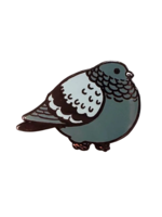 Strike Gently Co Fat Pigeon Enamel Pin
