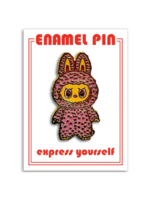 The Found Pink Lychee Berry Labubu Enamel Pin