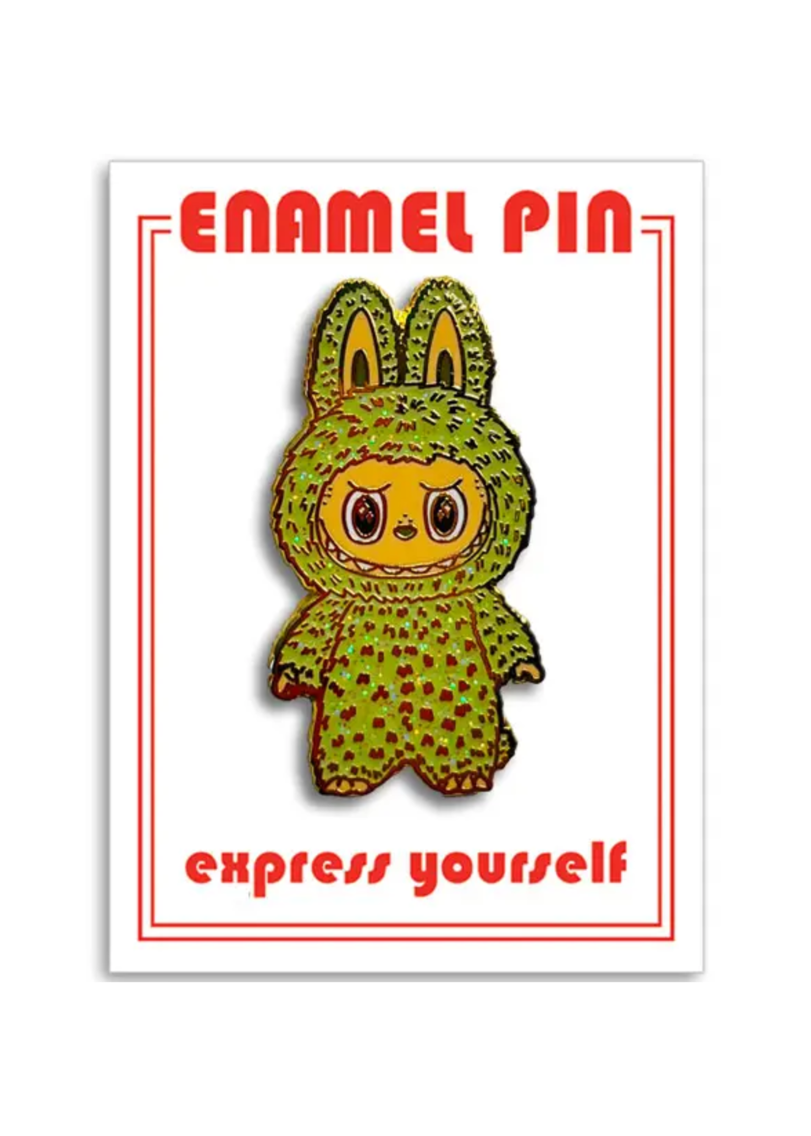 The Found Green Grape Labubu Enamel Pin