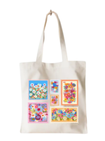 EnchantingSunshine Wildflower Stamps Tote Bag