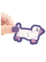 Turtle's Soup Ghost Puppy Sticker